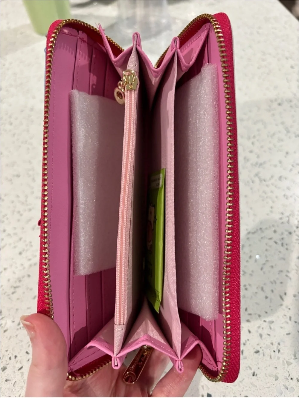 NEW Sailor Moon Zip Wallet - White & Light Blue with Pink Trim